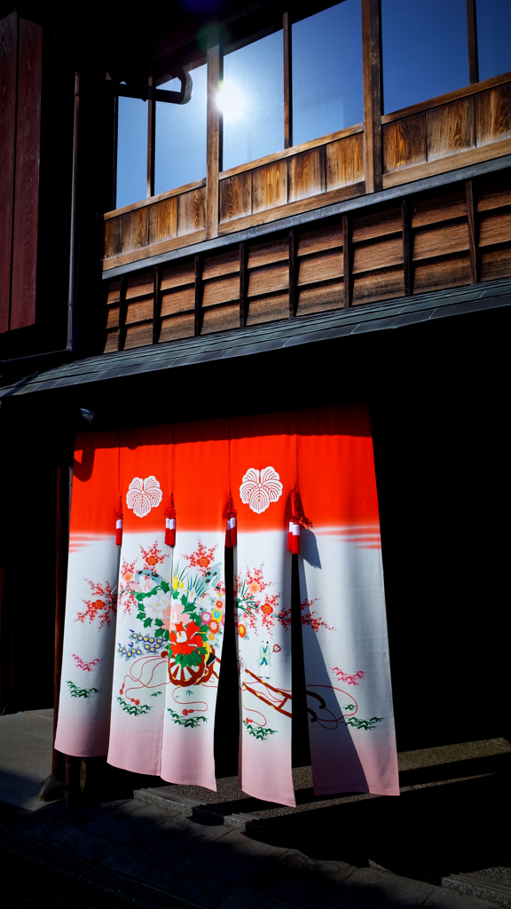 金沢～茶屋街の暖簾2016