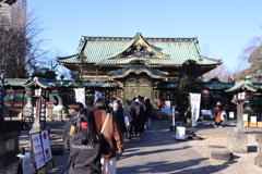 上野東照宮で初詣