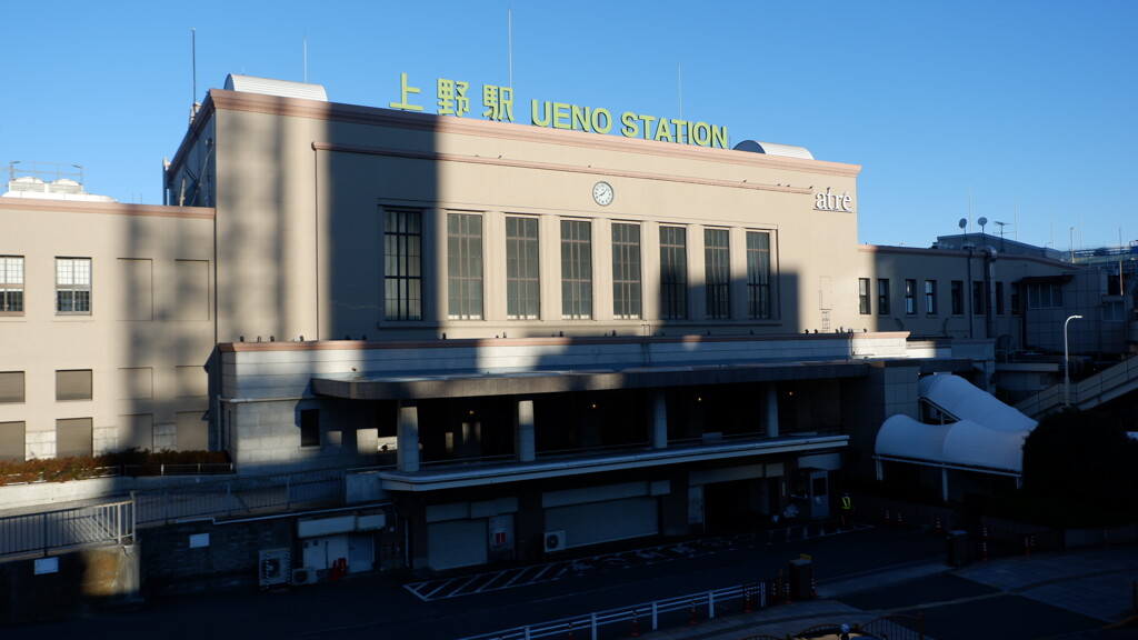 元日の上野駅