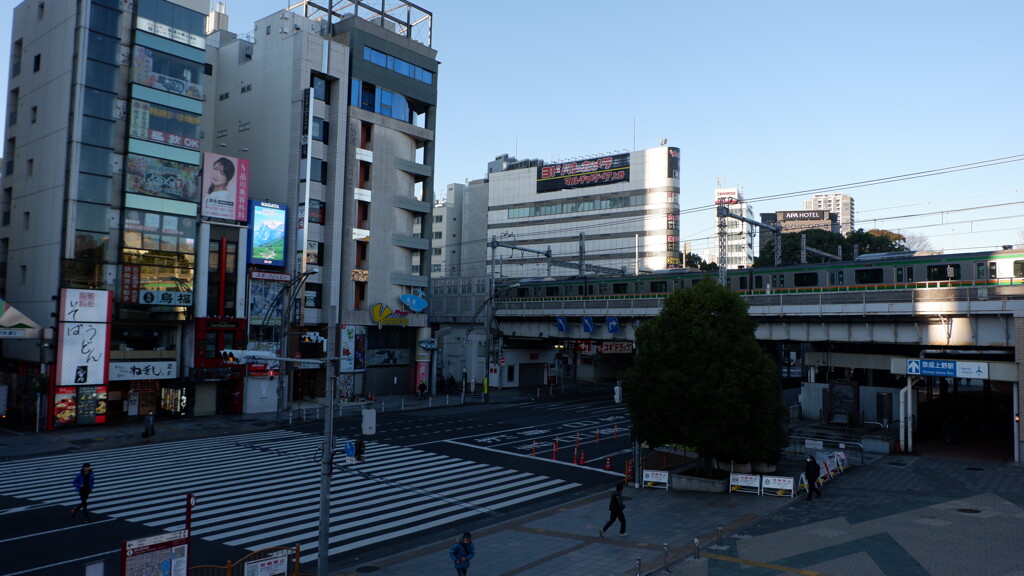 元日の上野