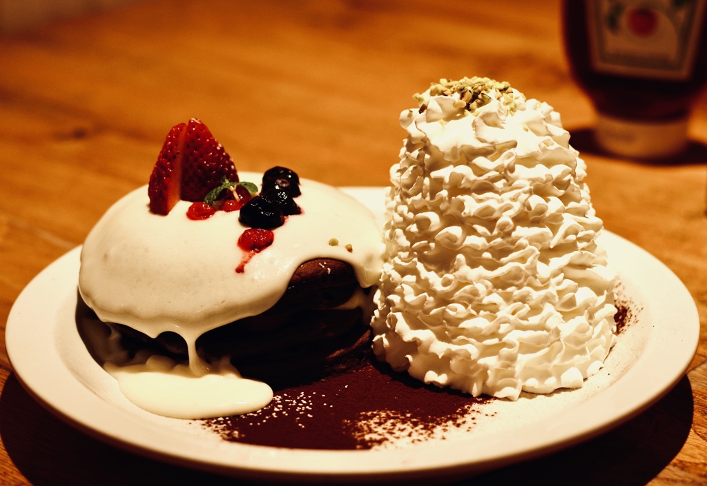 クリスマスショコラショートパンケーキ