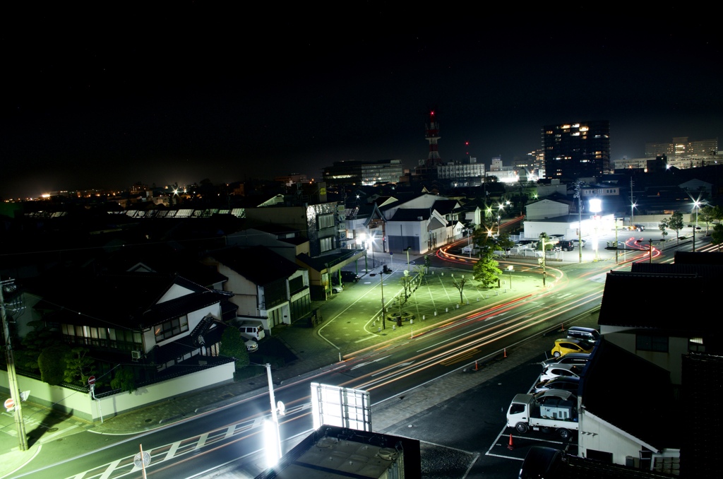 Night view from GR Hotel