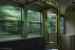 三岐鉄道北勢線の車窓