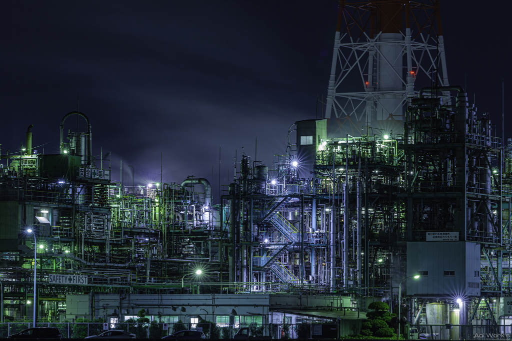 Factory night view2