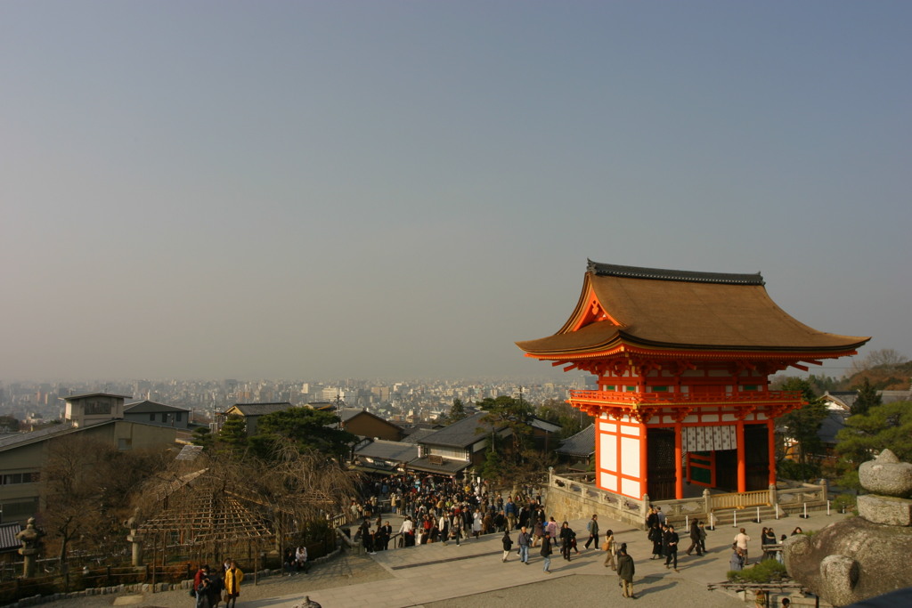 清水寺から