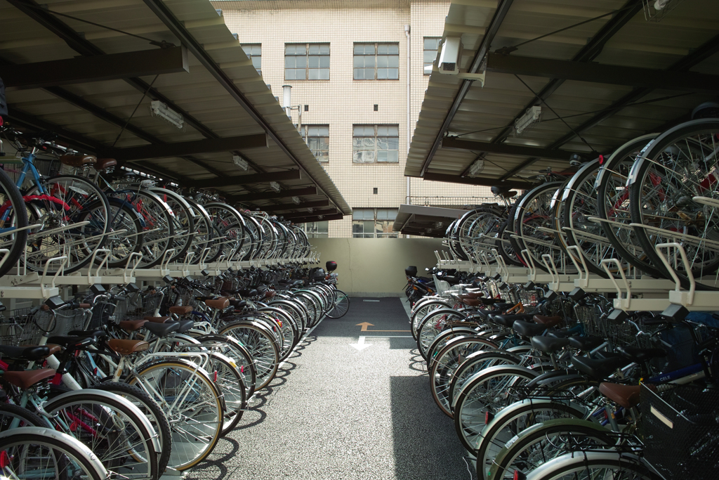1-6京都2009-02・・・おさんぽby DP1 自転車置き場