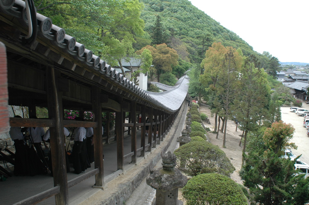 吉備津神社、渡り廊下