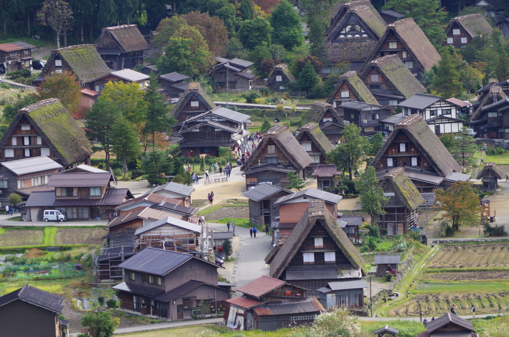 白川郷　合掌造