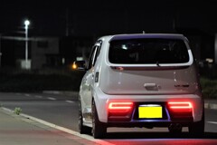 望遠レンズで