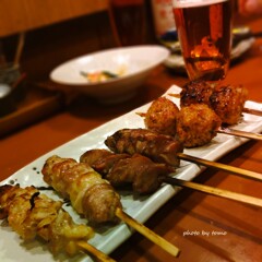 ビールと焼き鳥とわたし