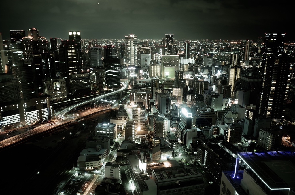 梅田スカイビルからの夜景