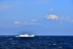 梅雨の晴れ間、富士遠望