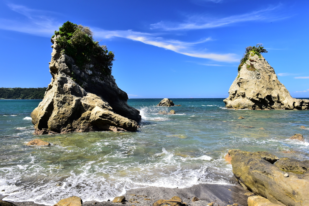 夏海岸風景