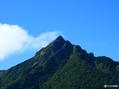 石鎚山。