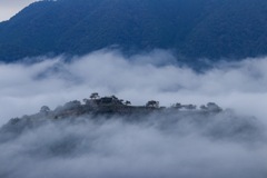 竹田城跡　雲海