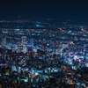 Get closer of Sapporo Night View