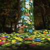 夜に咲く森の花