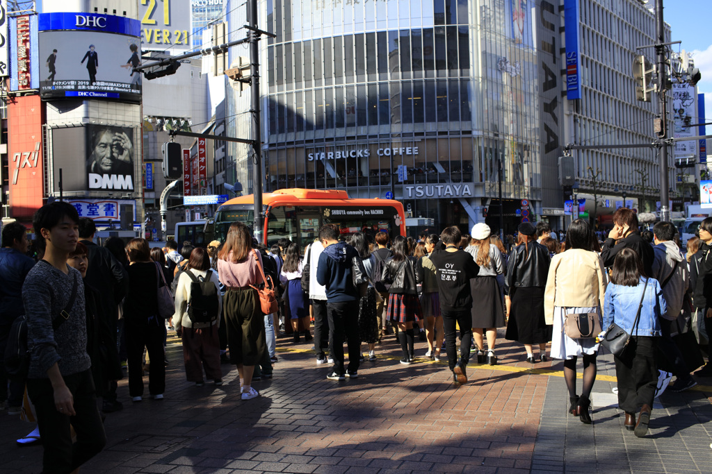 渋谷スクランブル交差点