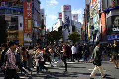 渋谷スクラングル交差点