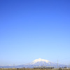 弘南鉄道と岩木山