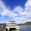 十和田湖と遊覧船