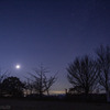 宵の月in猪名川天文台