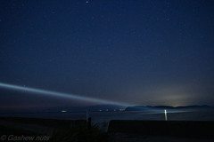 灯台と満天の星空２