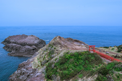 鳥居を望む絶景