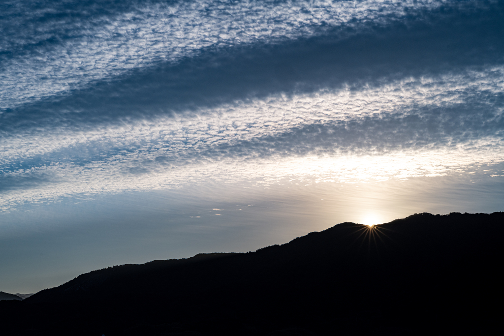 故郷の2026年初日の出の瞬間