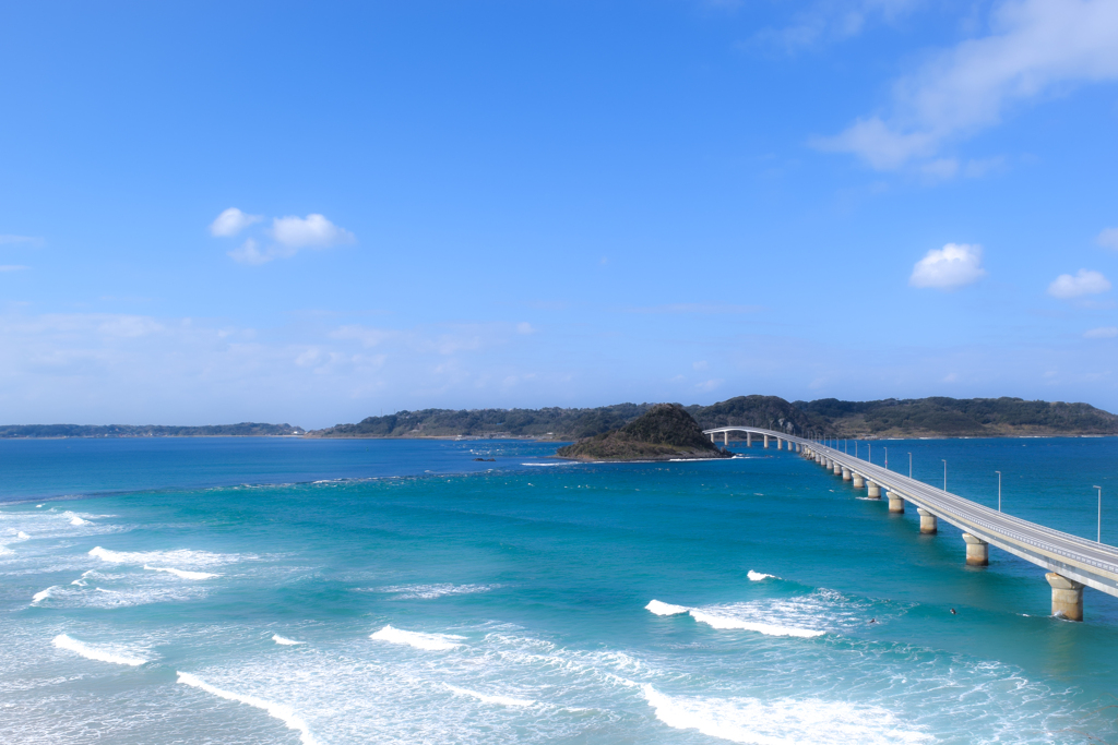 角島の青き海