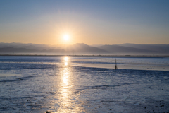 いつもの場所からの2026年の朝日