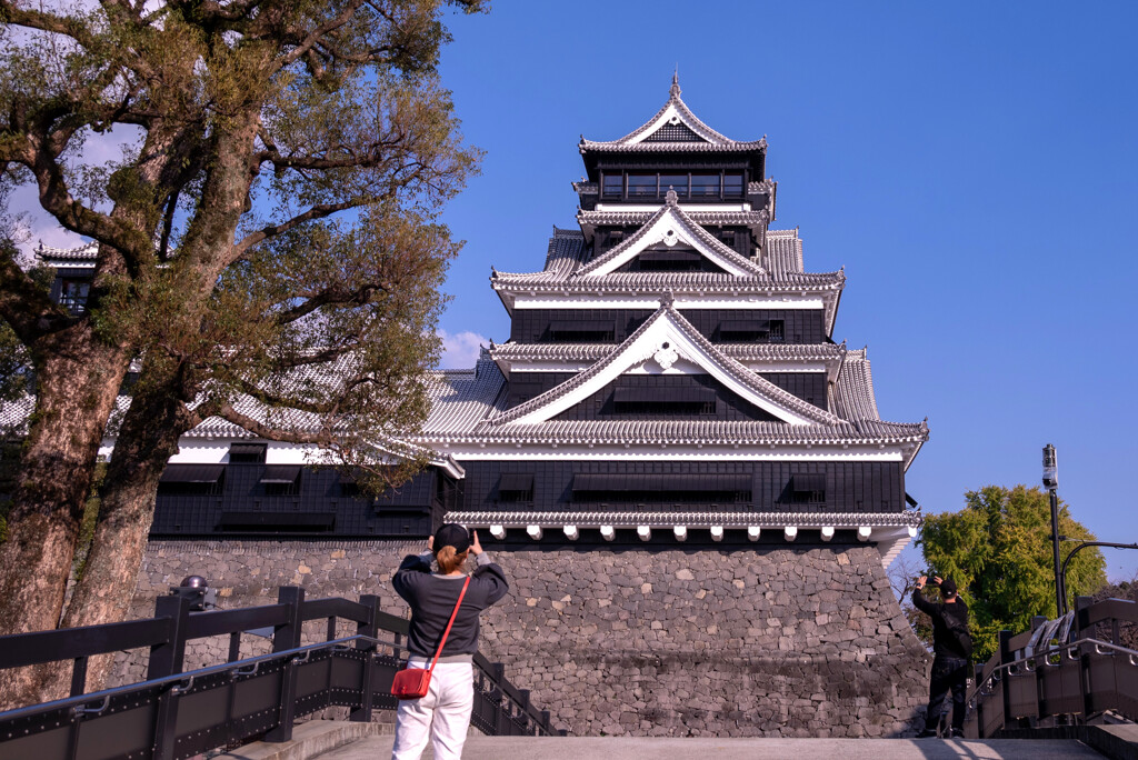 圧巻、復興熊本城