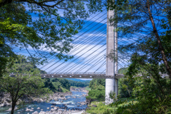 渓流と曽木大橋