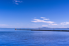 満潮の御輿来海岸