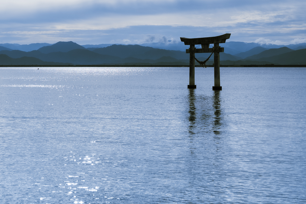 不知火海の朝