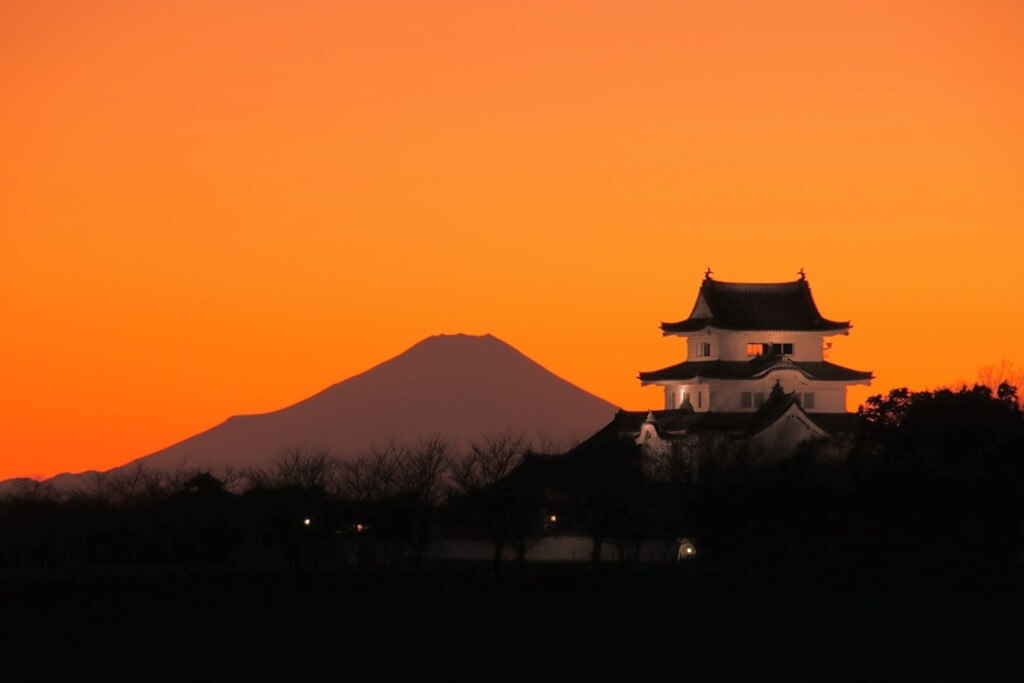 年始めの夕景