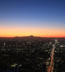 東京夕景