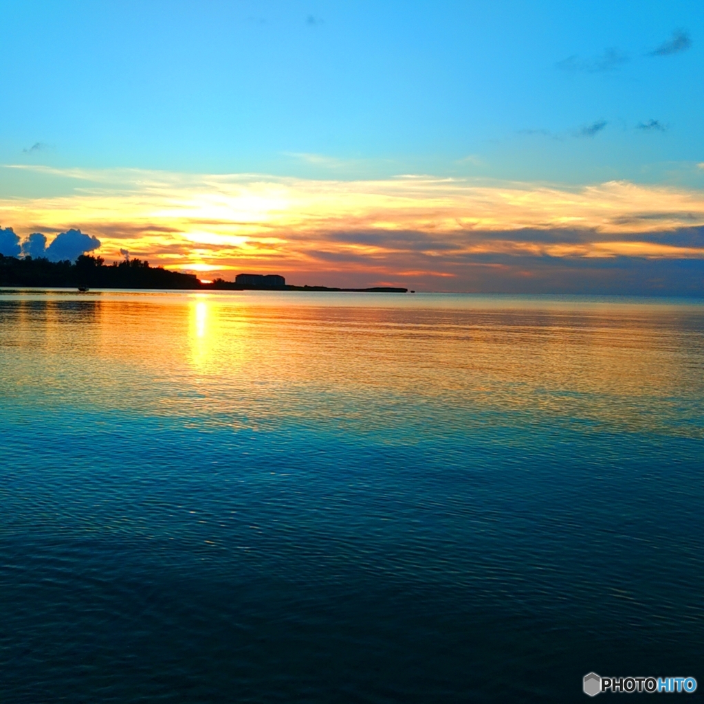 沖縄の夕焼け