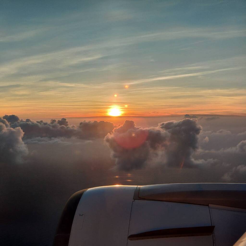 天空の夕日