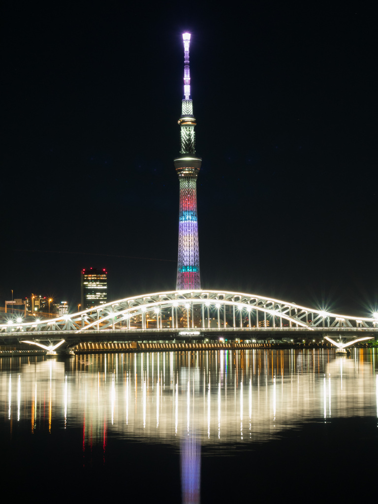 スカイツリーと白髭橋