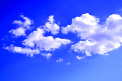 散歩中に見上げた空
