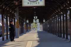 門司港駅プラットホーム