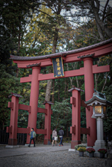 弥彦神社　入口