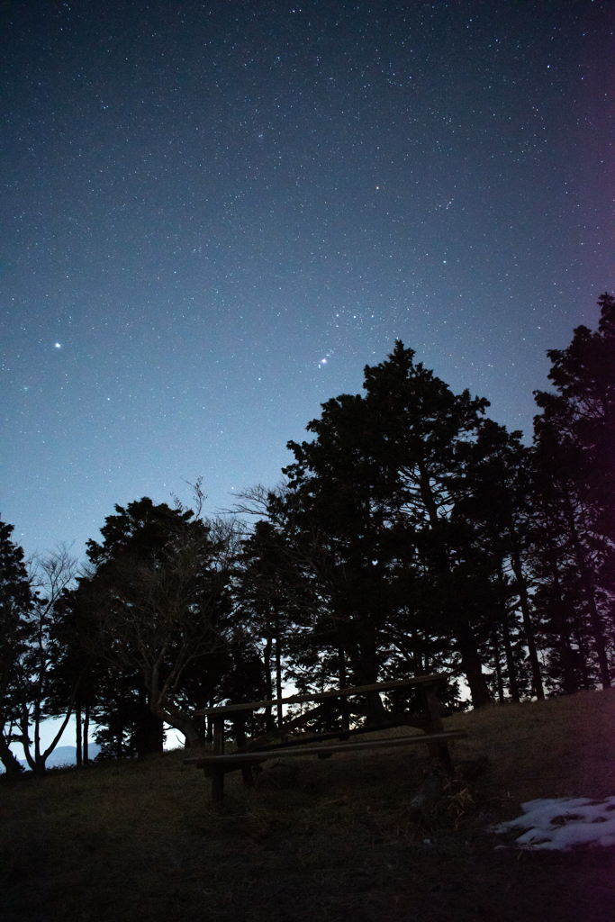 ヤビツ峠　星空