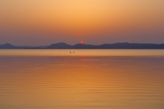 夕暮れ