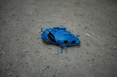 Blue glove