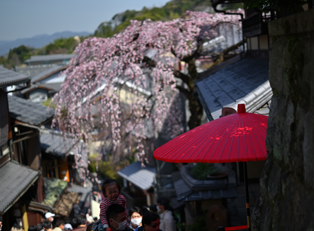 産寧坂の韓紅