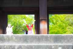 はい！ポーズ。