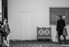 並行線上の二人