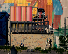 ストリートアーティストのいる街